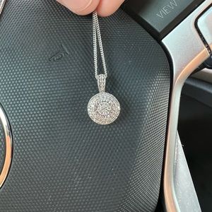 Kay’s diamond necklace and earrings